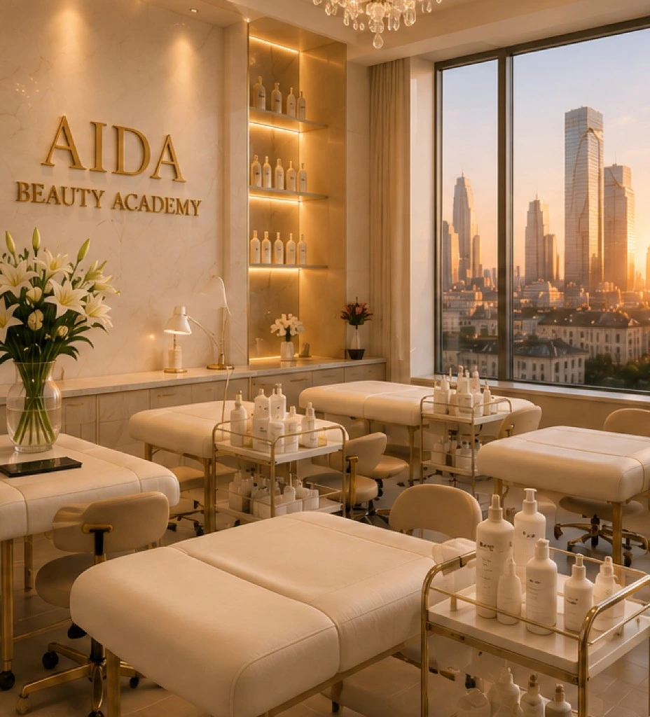 Интерьер AIDA Beauty Academy, обучение в Перми